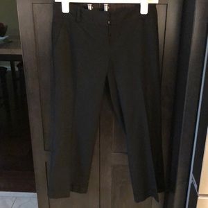 Black ankle dress pants